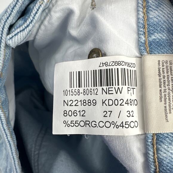 Mavi New Fit Button Fly high rise Straight Leg Jeans Size 27 NWT - Picture 5 of 6